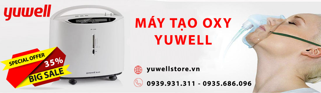 Cung cấp Máy tạo oxy cho người bệnh tại nhà Yuwell chính hãng máy thở oxy Máy đo huyết áp máy hút dịch Yuwell giá rẻ.